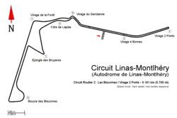 Tracé de la course