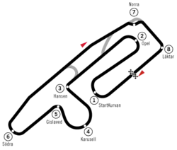 Tracé de la course