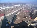 Vue du clocher de l'église.