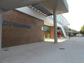 Station de métro Cité Scientifique - Pr Gabillard (côté ouest).