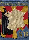 Insigne du CJF 18 (1er&nbsp;modèle).