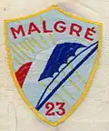 Insigne du CJF 23 (2e&nbsp;modèle).