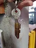 Cylindre du Neiman amovible sur cycle Peugeot.