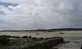 Accès à marée basse à partir de Claddaghduff Quay.