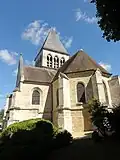 Vue depuis l'est.