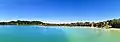 Grand Lac de Clairvaux depuis le plongeoir.