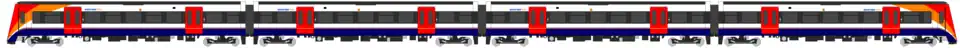 La Livrée original de South West Trains (Class 458/0) 1998 - 2014