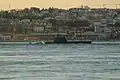 Sous-marin de classe Tridente dans le fleuve Tage
