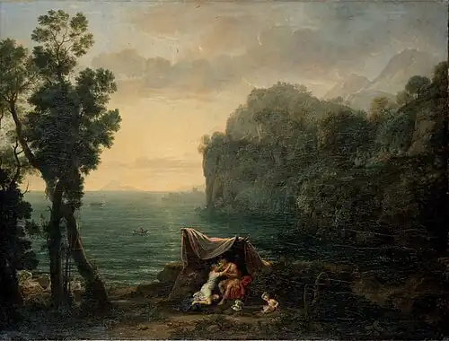 Claude Gellée, Acis et Galatée (1657), Dresde, Gemäldegalerie Alte Meister.