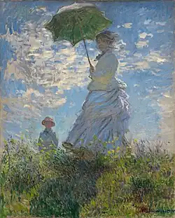 La promenade ou femme à l'ombrelle, 1875
