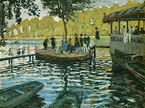 La GrenouillèreClaude Monet, 1869.