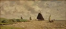 Vue de la Voorzaan de Claude Monet