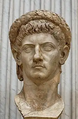 Buste de Claude, empereur romain né à Lyon.