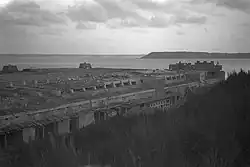 La base sous-marine de Laninon, qui a résisté aux bombardements.