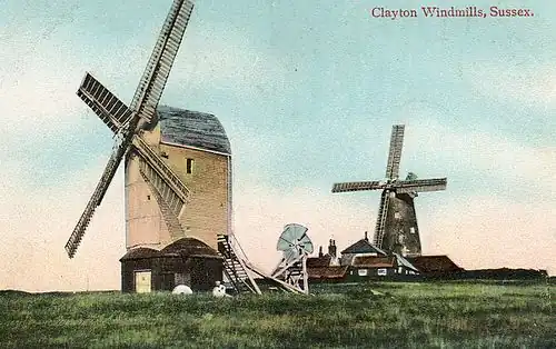 Jill. Moulins de Clayton&nbsp;(en), Angleterre.
