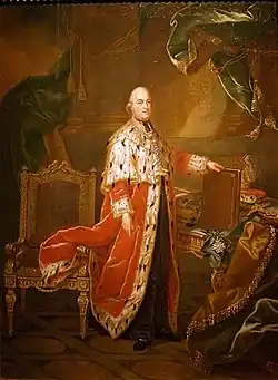 Portrait du prince-archevêque Clément-Wenceslas de Saxe.