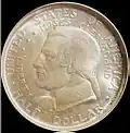 Pièce de 50 cents de Brenda Putnam pour le centenaire de Cleveland (1936) - avers.