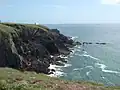 Falaises au sud de Dale.