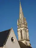 Le clocher de l'église