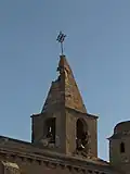Clocher foudroyé de l'église Saint-Sauveur (2014)