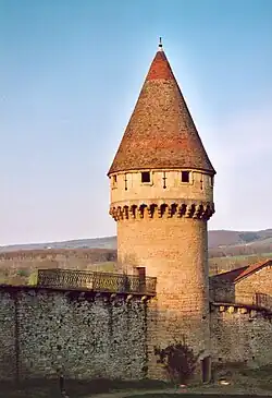 La tour du parc abbatial : la tour Fabri.