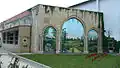 Clussais-Les arches-fresque d'Armand Langlois.