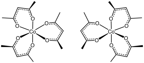 Tris-acétylacétonate de cobalt(III).