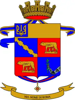Les armoiries du 80e Régiment d'Infanterie de l'Armée Italienne.