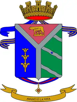 Les armoiries du 8° Régiment du Génie de l'Armée Italienne.
