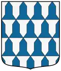 Schématisation du vair en héraldique