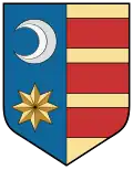 Armoiries de la famille princière valaque des Drăculești.