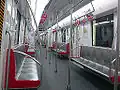 Vue d'intérieur d'une rame de ligne 1