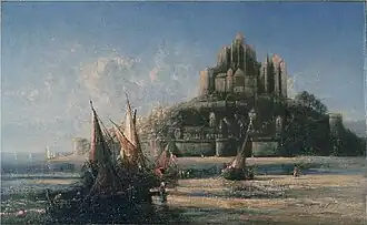 Coast of France (Mont St. Michel), 1887, Herbert F. Johnson Museum of Art