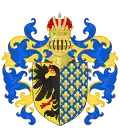 Version du Grand armorial colorié, par Alexandre LeBlancq, ms. fr. 5232, Bibliothèque nationale de France.