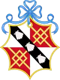 Avant son mariage, Diana Spencer portait les armoiries de son père dans un blason en losange.