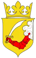 Les armoiries du Condominium de Bosnie-Herzégovine (Autriche-Hongrie).