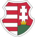 Armoiries de la république populaire de Hongrie (1956-1957).