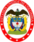 Armoiries des États unis de Colombie (26 novembre 1861 – 5 novembre 1889).