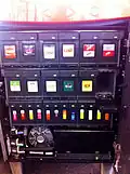 Panneau de cartouches Freestyle dans la machine