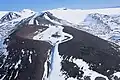 Un flanc du volcan.