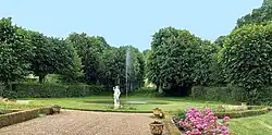 Le parc du château de silière