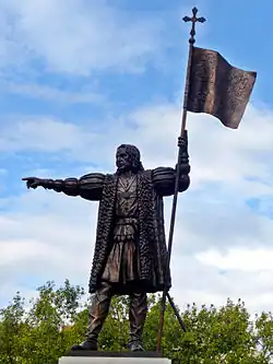 Monumento a Colón, Plaza de las Monjas de Huelva.