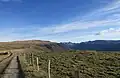 Col d'Aulac et vallée du Mars, vue en direction du sud-est prise de la piste du suc de Grammont.