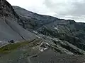 Le col dominé par le mont Buet.