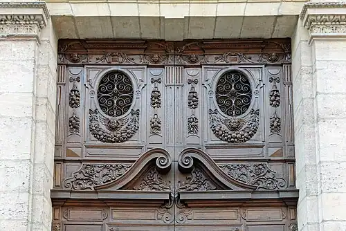 Détail du portail.