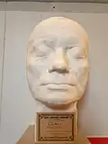 moulage en plâtre de la tête et du crâne de Gall, inventeur de la phrénologie