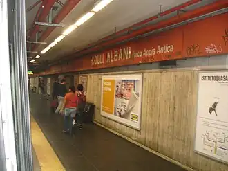 Image illustrative de l’article Colli Albani - Parco Appia Antica (métro de Rome)