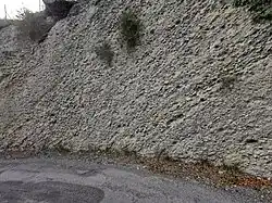 Mur de poudingue