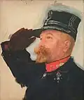 Portrait du commandant Blanpain en 1915, conservé à la Lancaster House.