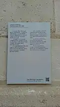 Panneau explicatif de droite.